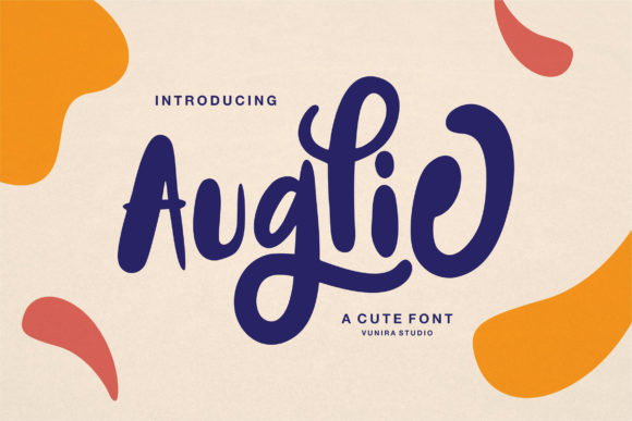 Auglie: A Joyful Handwritten Font for Small Business Branding