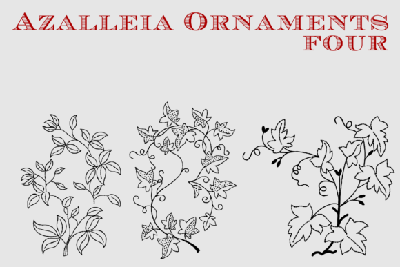Azalleia Ornaments: A Nostalgic Typeface for Elegant Editorial Design