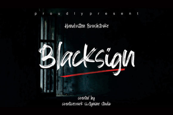 Blacksign: A Cursive Brushed Handwritten Font for Scroll-Stopping Digital Campaigns