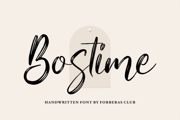 Bostime: A Delicate Script Font for Elegant Web Design