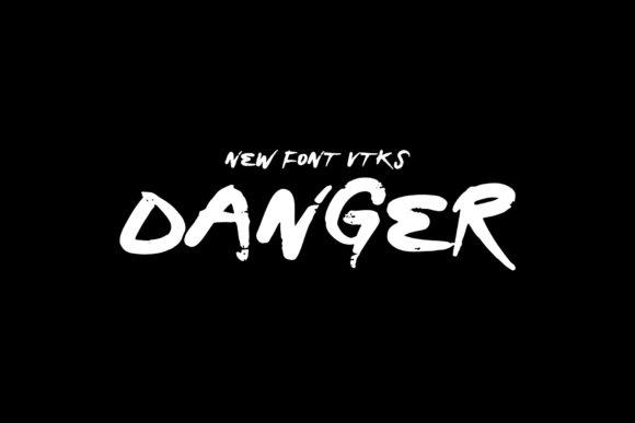 Danger Font: A Trendy Script Handwritten Typeface for Creative Projects