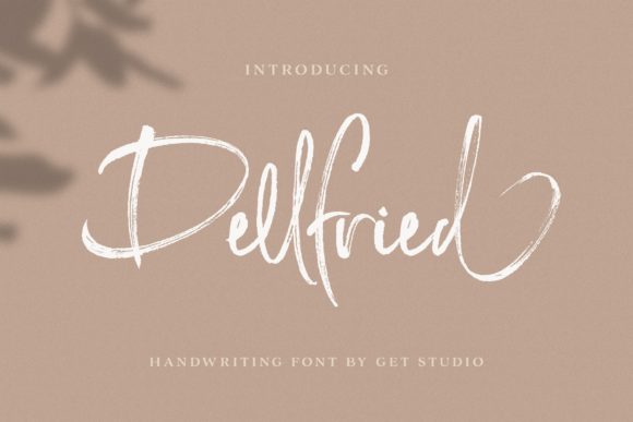Dellfried: A Romantic Script Font for Luxurious Handmade Design Projects