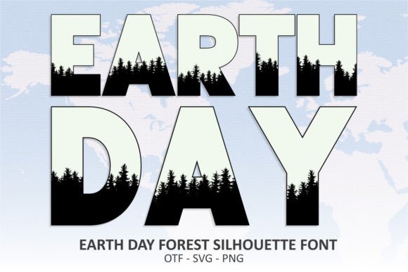 Earth Day Forest Silhouette Font: A Design Consultant’s Review for Branding Small Businesses