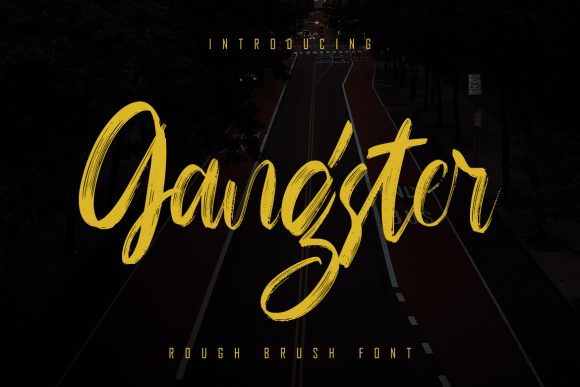 Gangster Font: A Bold Choice for Script Handwritten Design
