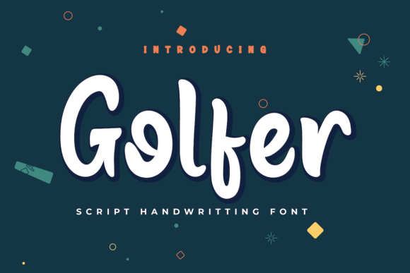 Golfer: A Stylish Paint Brushed Handwritten Font for Crafters and Makers