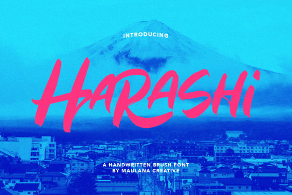 Harashi: A Fresh Handwritten Font for Modern Branding and Editorial Design