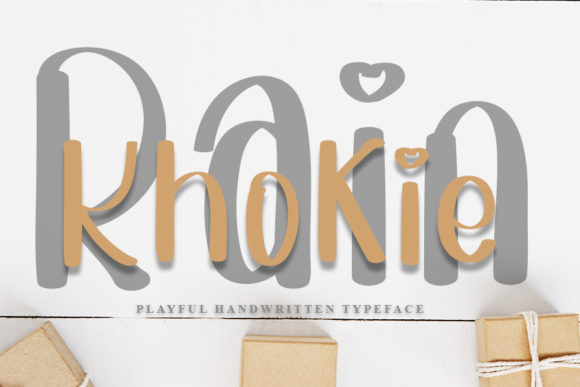 Khokie Rain: A Playful Brushed Handwritten Font for Crafters and Makers