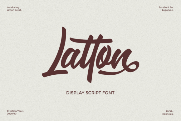 Latton: A Bold Script Font That Elevates Campaign Visuals