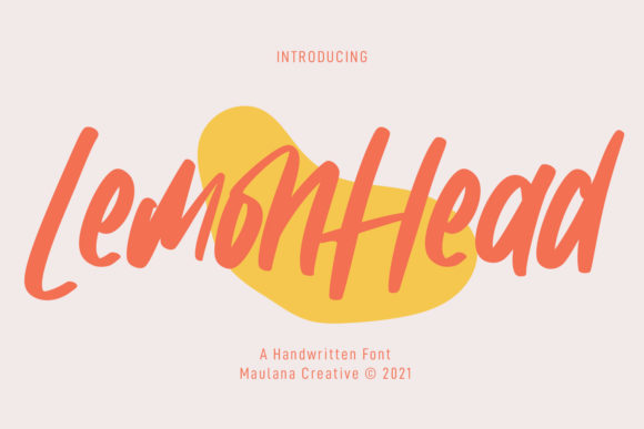 Lemonhead: A Casual Script Handwritten Font for Modern Web Design