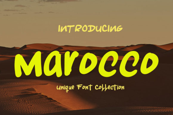 Marocco: A Playful Script Handwritten Font for Bright, Child-Friendly Branding