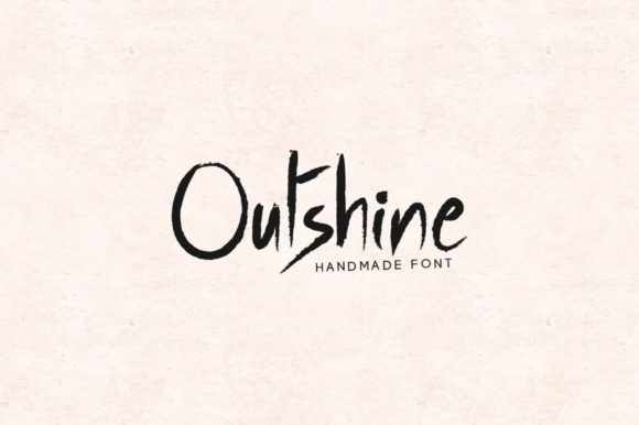 Outshine: A Cool Brushed Handwritten Font for Unique Editorial Designs