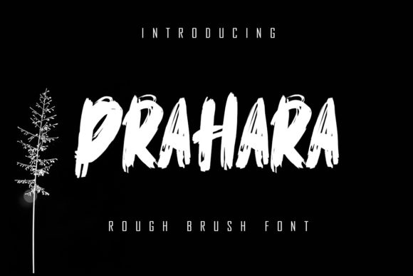 Prahara: A Bold Display Font for Handmade Branding and Product Design