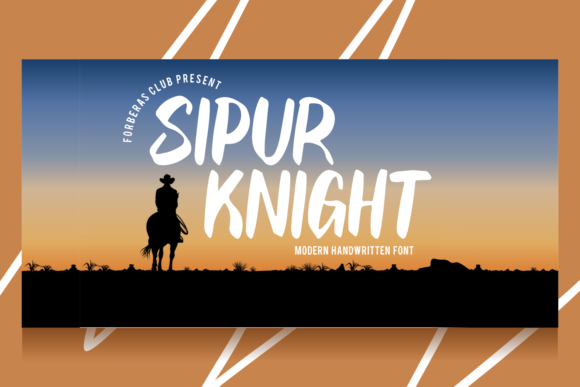 Sipur Knight: A Handwritten Font for Chalkboard Quotes and Teaching Materials