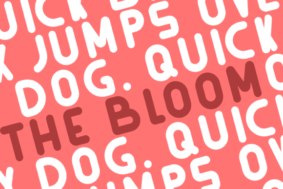 The Bloom: A Brushed Display Font for High-Impact Campaign Graphics