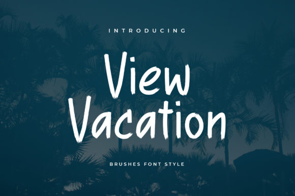 View Vacation: A Cute Handwritten Font for Crafters and Makers