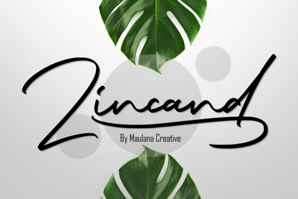Zincand: A Delicate Handwritten Font for Elegant Design Projects